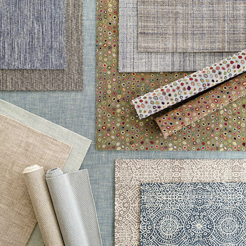 Dash and Albert Rugs Flatweave Wool French Blue/Ivory Rug